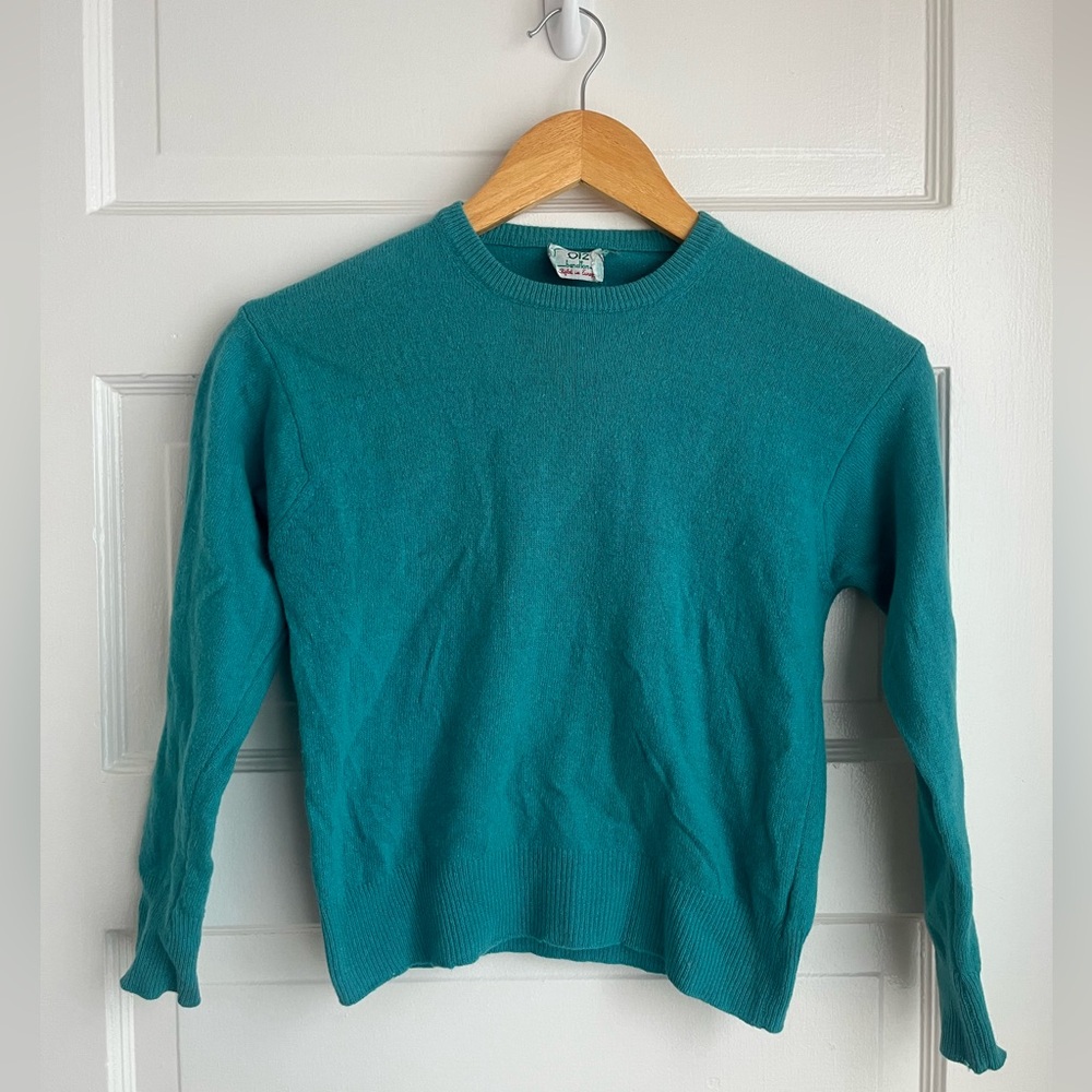Benetton Teal Knit Sweater